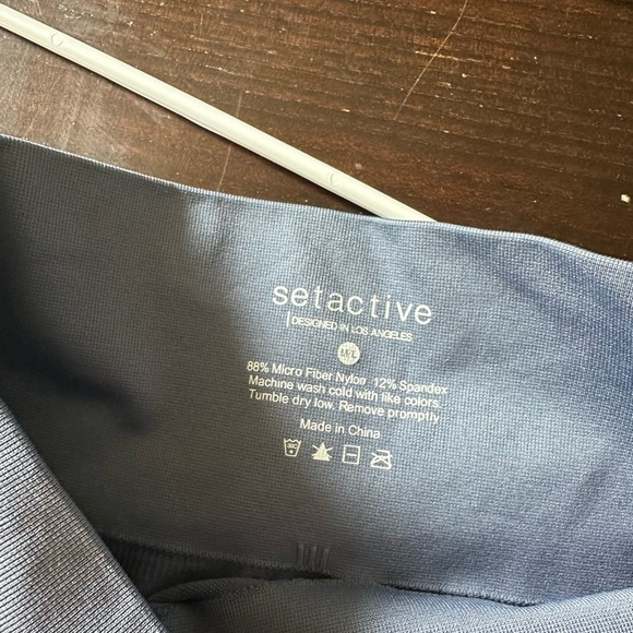 SET active Scultpflex seamless storm blue leggings - Picture 4 of 4